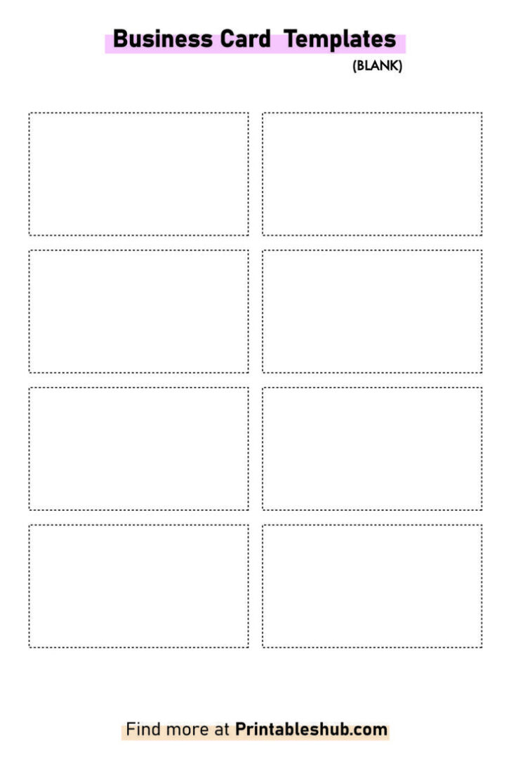 Free Printable Card Template Blank