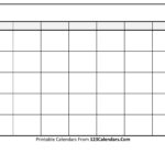 Free Printable Blank Calendar | 123Calendars With Regard To Free Printable Blank Calendar Template