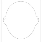 Free Printable Blank Face Template   Pjs And Paint Regarding Free Printable Blank Face Template