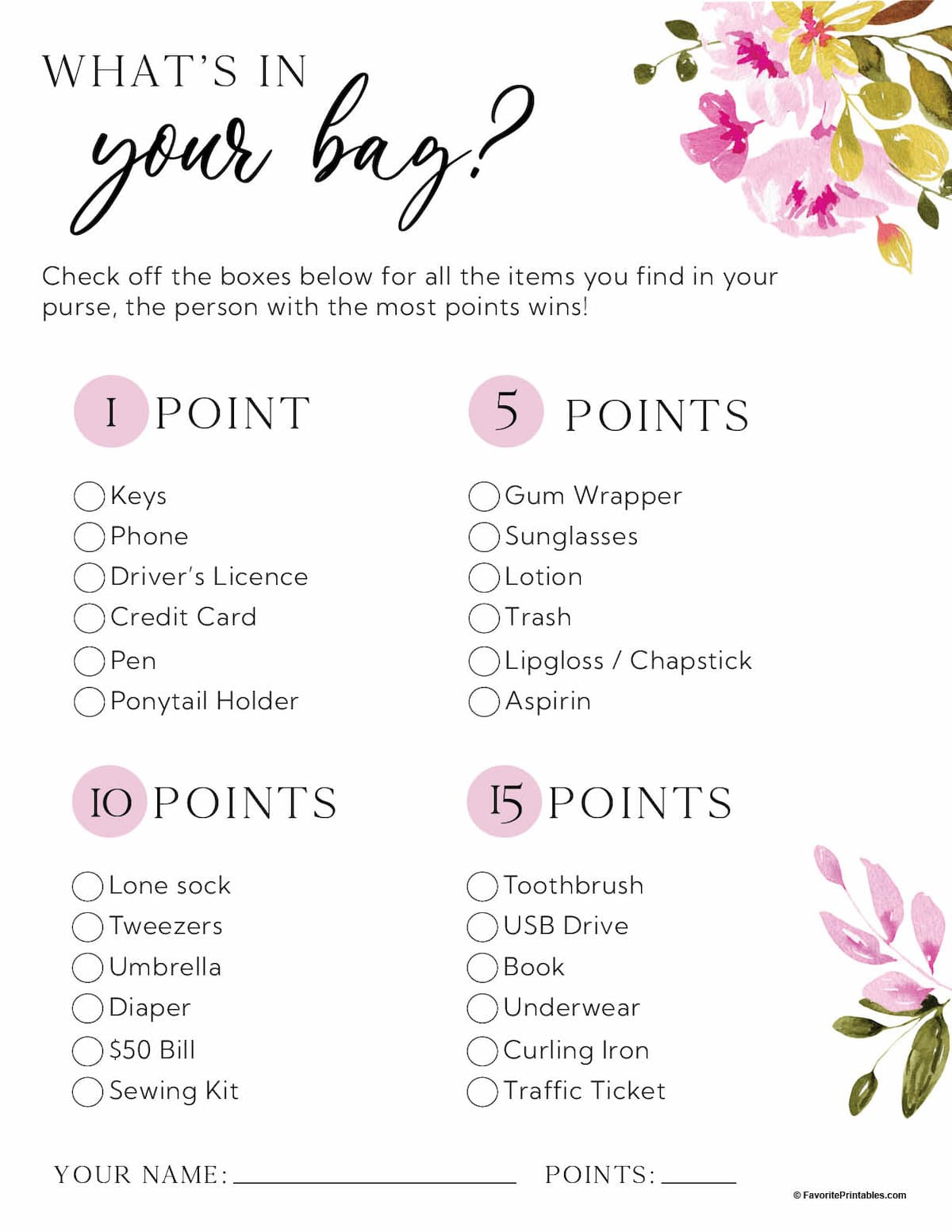 Free Printable Bridal Shower Games - Favorite Printables inside Free Printable Bridal Shower Games Template