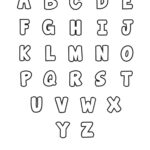 Free Printable Bubble Letter Alphabet Stencils Intended For Free Printable Alphabet Stencils Template