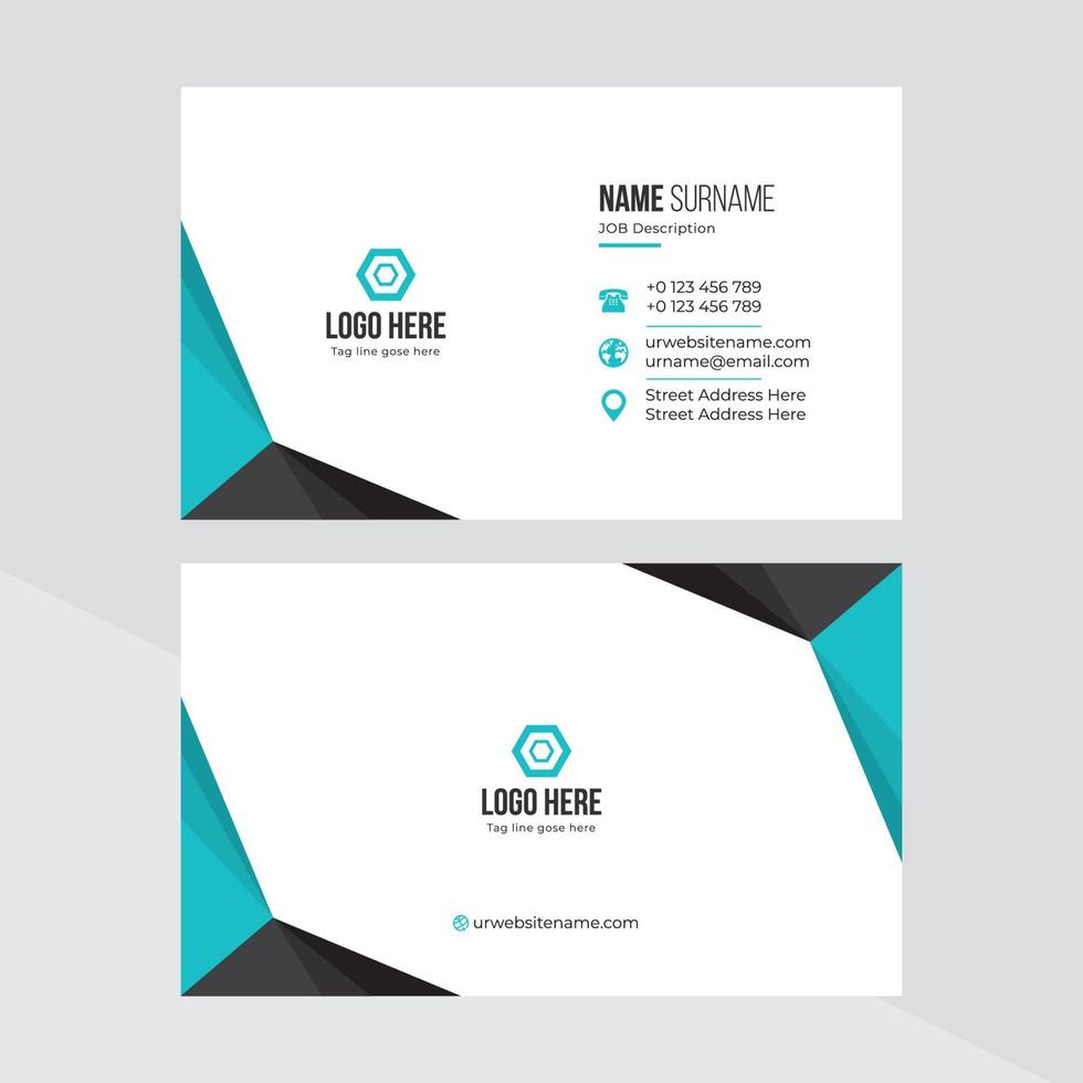 Free Printable Business Card Template 6066863 Vector Art At Vecteezy intended for Free Printable Business Card Template