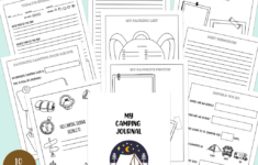 Free Printable Camping Journal For Kids – 10 Pages! within Free Printable Camping Journal Template