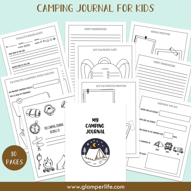 Free Printable Camping Journal Template