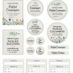 Free Printable Canning Labels   Lia Griffith In Free Printable Canning Label Template
