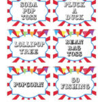 Free Printable Carnival Signs Throughout Free Printable Carnival Signs Template
