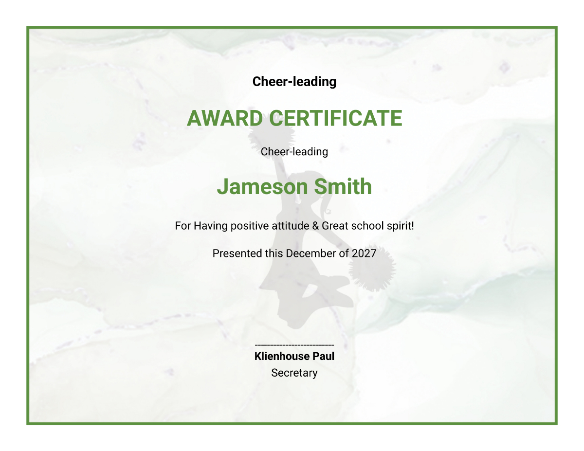 Free Printable Cheer-Leading Certificate Templates To Customize Online pertaining to Free Printable Cheerleading Certificate Template