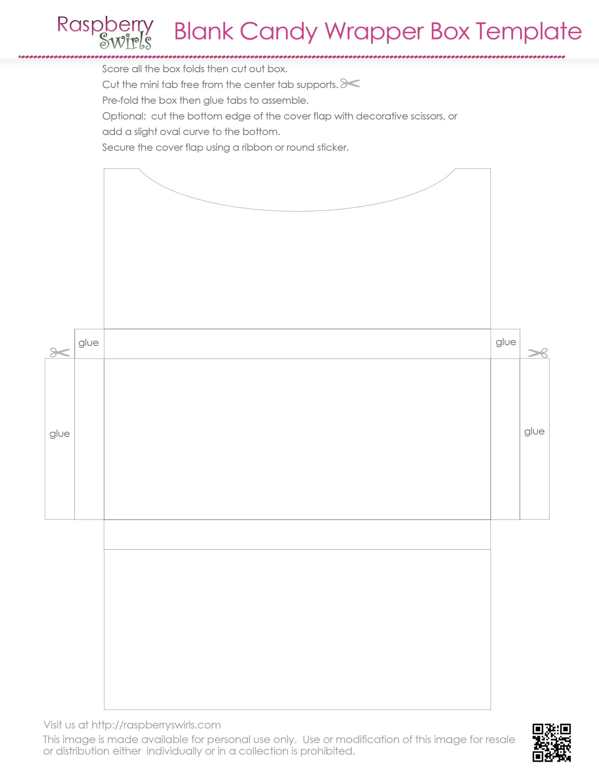 Free Printable Chocolate Candy Bar Wrapper Box Template in Free Printable Chocolate Wrappers Template