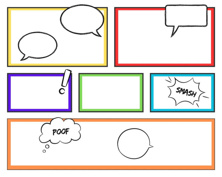 Free Printable Comic Strip Template