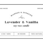 Free Printable Custom Candle Label Templates | Canva Inside Free Printable Candle Label Template