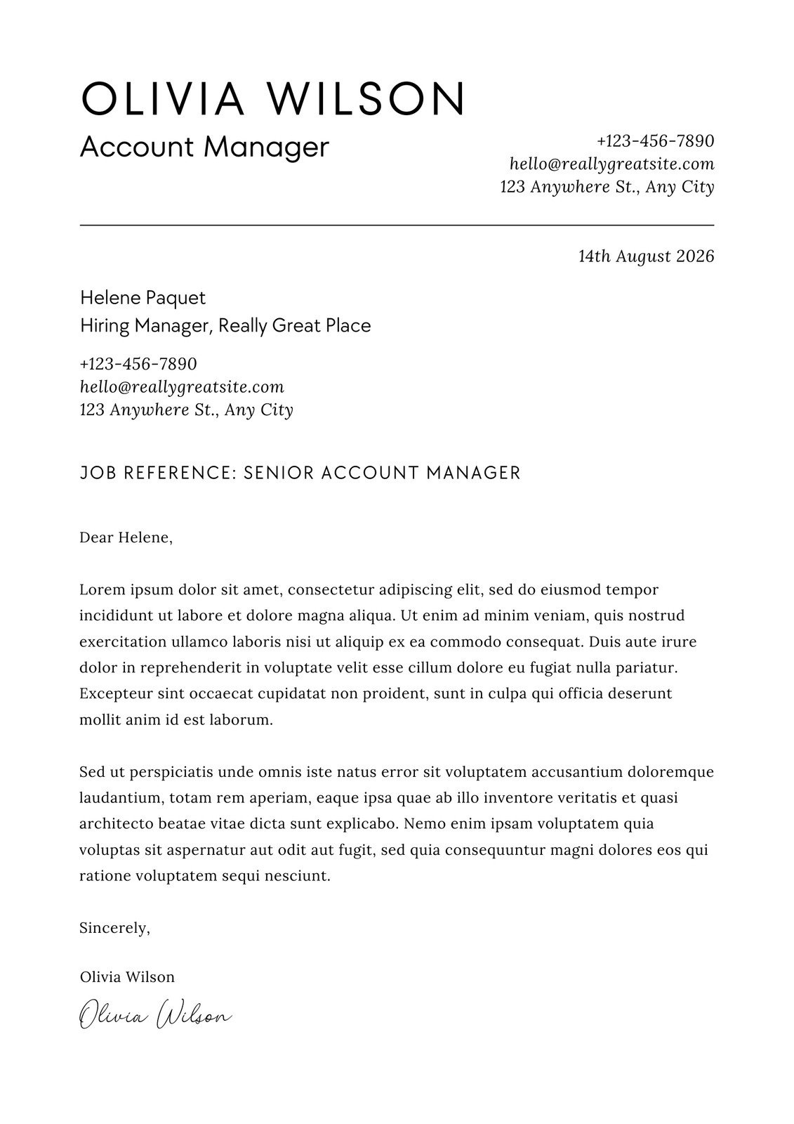 Free, Printable, Customizable Letter Templates | Canva within Free Printable Business Letter Template