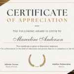 Free, Printable, Customizable Recognition Certificate Templates With Free Printable Certificate Of Recognition Template