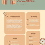 Free Printable, Customizable School Newsletter Templates | Canva Throughout Free Printable Daycare Newsletter Template