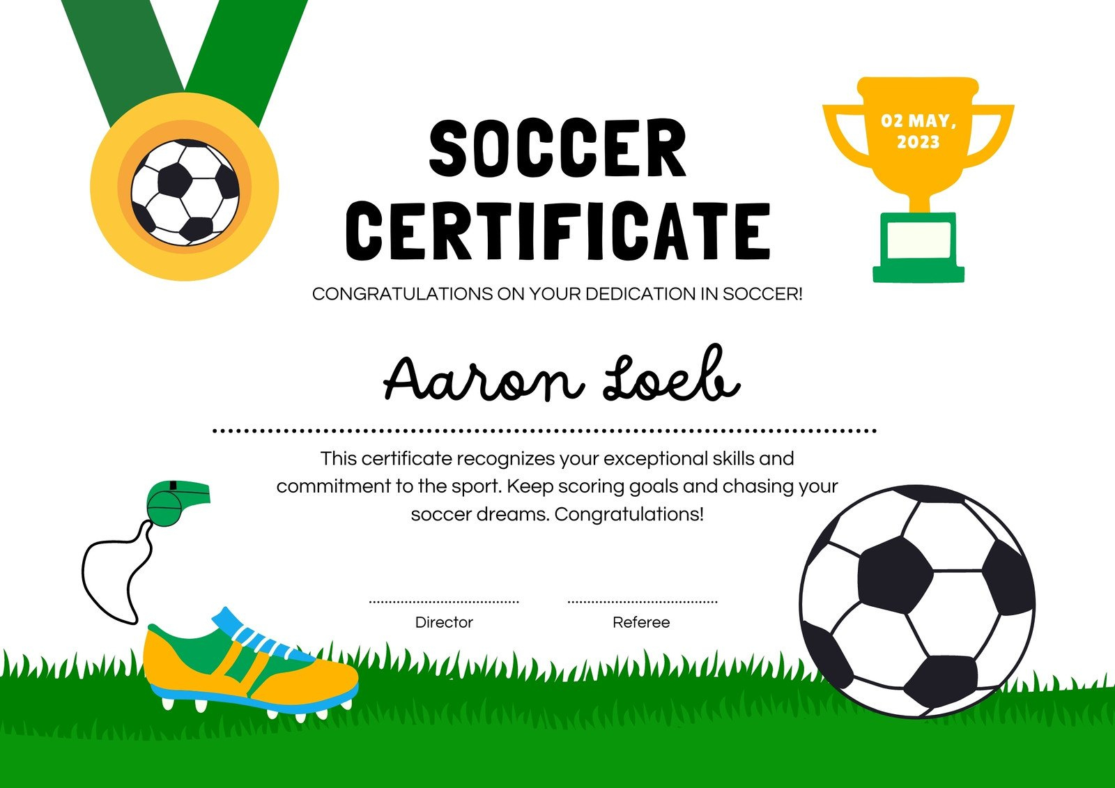 Free Printable, Customizable Sport Certificate Templates | Canva intended for Free Printable Football Certificate Template