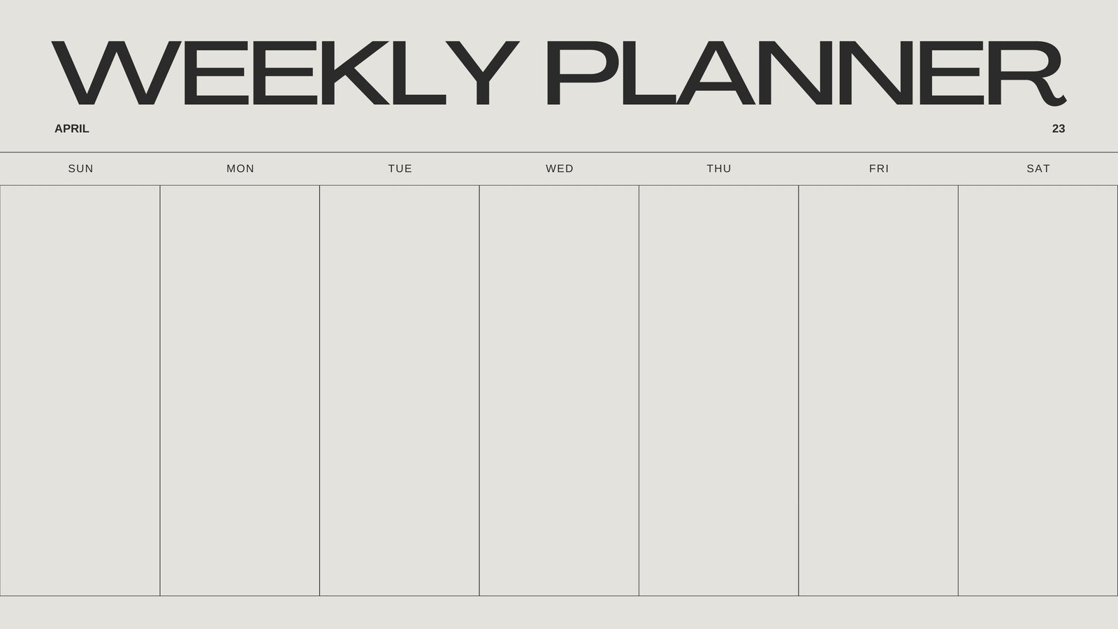 Free, Printable, Customizable Weekly Calendar Templates | Canva inside Free Printable Blank Weekly Calendar Template