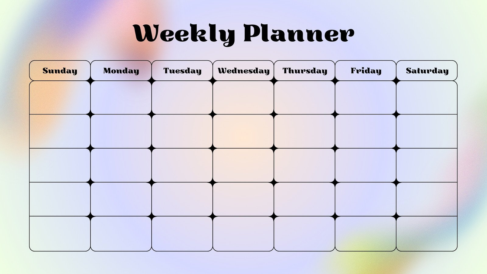 Free, Printable, Customizable Weekly Calendar Templates | Canva with regard to Free Printable Customizable Calendar Template