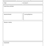Free, Printable, Customizable Weekly Lesson Plan Templates | Canva Pertaining To Free Printable Blank Lesson Plan Template