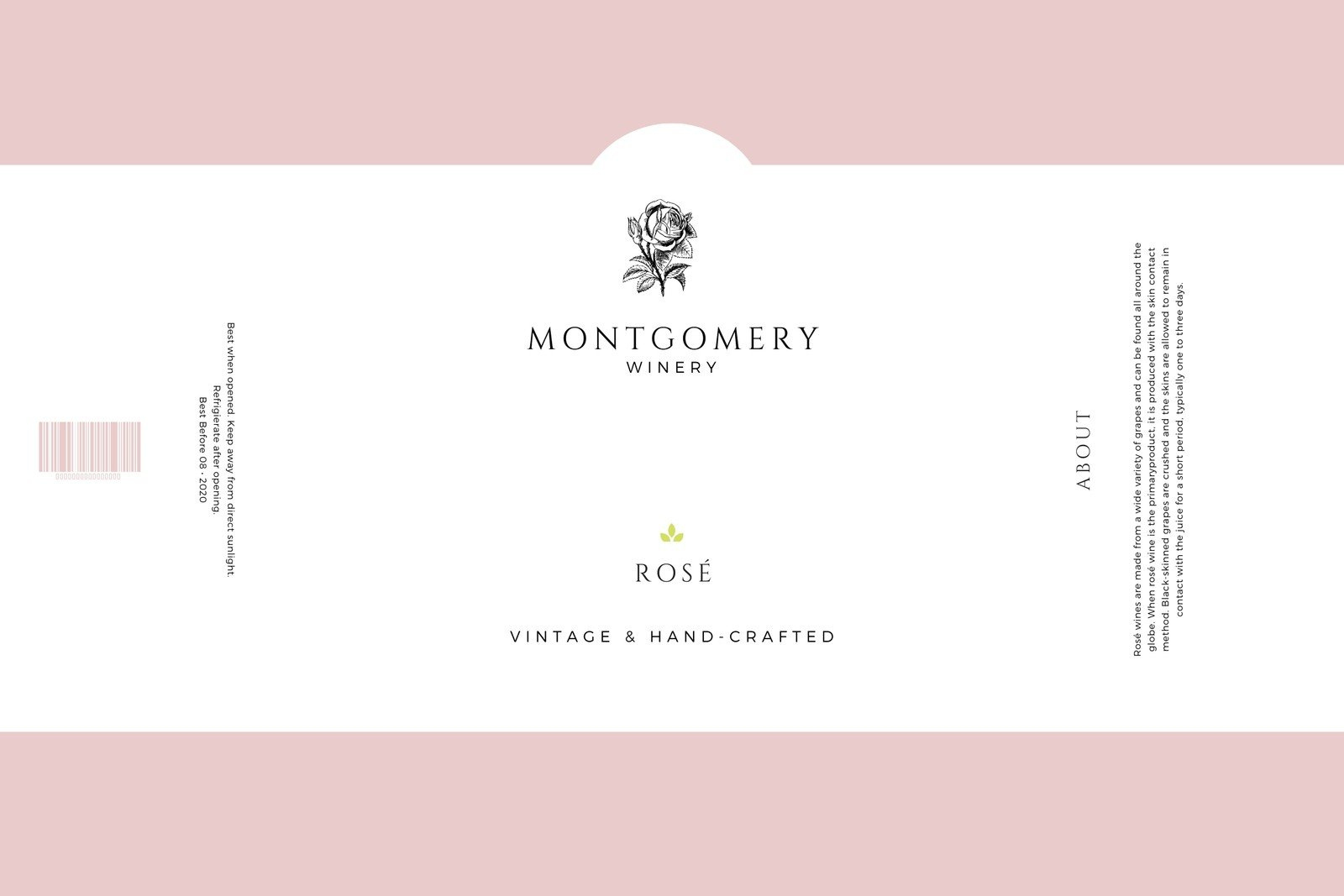 Free Printable, Customizable Wine Label Templates | Canva for Free Printable Champagne Bottle Label Template