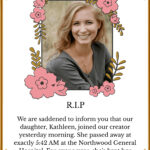 Free Printable Death Announcement Templates To Customize Online Inside Free Printable Death Announcement Template Free