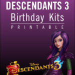 Free Printable) – Descendant 3 Birthday Party Kits Templates For Free Printable Descendants Invitation Template