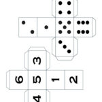 Free Printable Dice Template Inside Free Printable Dice Template With Dots