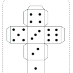 Free Printable Dice Template [Pdf] (Blank And With Dots Throughout Free Printable Dice Template With Dots