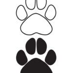 Free Printable Dog Paw Print Outline Template With Free Printable Dog Paw Print Template