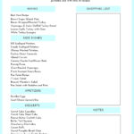Free Printable Easter Menu   A Pretty Life In The Suburbs Inside Free Printable Easter Menu Template