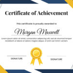 Free Printable Employee Of The Month Certificate Templates | Canva With Free Printable Blank Certificate Template