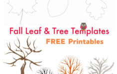 Free Printable Fall Leaf And Tree Templates – Emma Owl throughout Free Printable Fall Tree Template