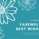 Free, Printable Farewell Card Templates To Personalize Online | Canva For Free Printable Farewell Card Template