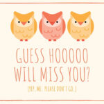 Free, Printable Farewell Card Templates To Personalize Online | Canva Inside Free Printable Farewell Card Template