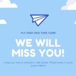 Free, Printable Farewell Card Templates To Personalize Online | Canva Intended For Free Printable Farewell Card Template