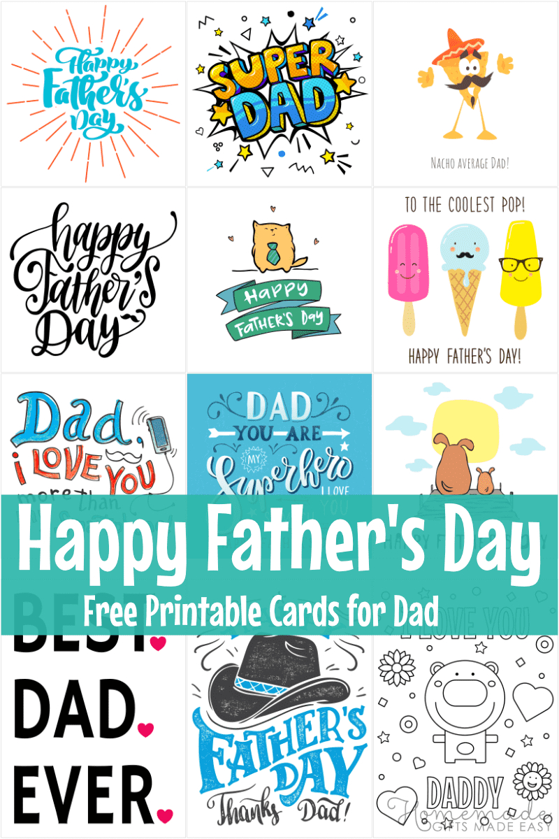 Free Printable Father&amp;#039;S Day Cards 2025 intended for Free Printable Fathers Day Card Template