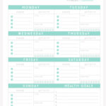 Free Printable Fitness Planner Inside Free Printable Fitness Journal Template