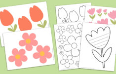 Free Printable Flower Template within Free Printable Flower Template Cut Out