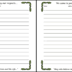 Free Printable Funeral Guest Book Template Regarding Free Printable Funeral Guest Book Template