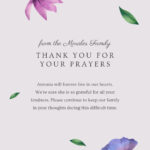 Free, Printable Funeral Thank You Card Templates To Customize | Canva Within Free Printable Funeral Thank You Card Template