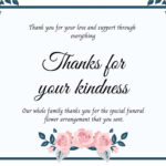 Free, Printable Funeral Thank You Card Templates To Customize Throughout Free Printable Funeral Thank You Card Template