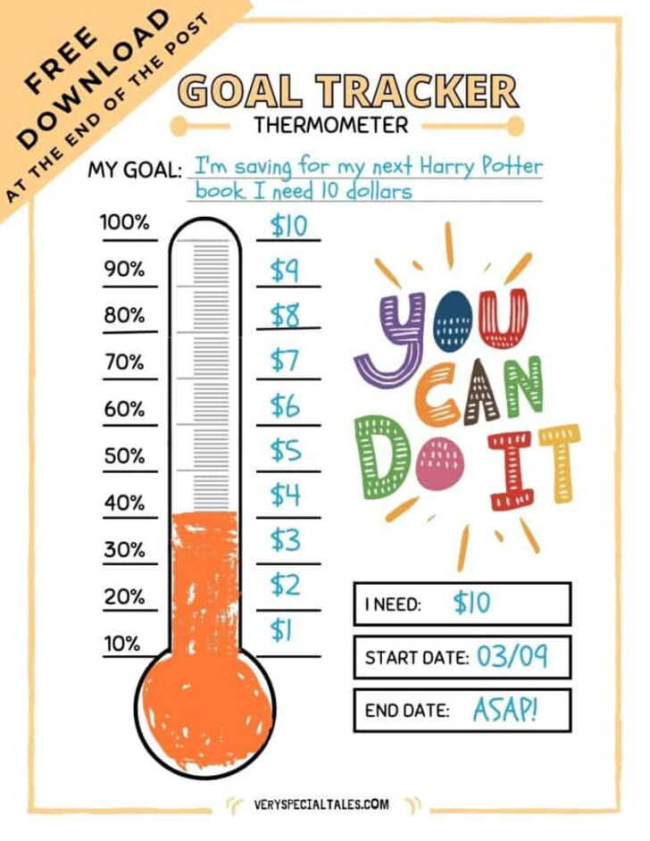 Free Printable Fundraising Thermometer Template