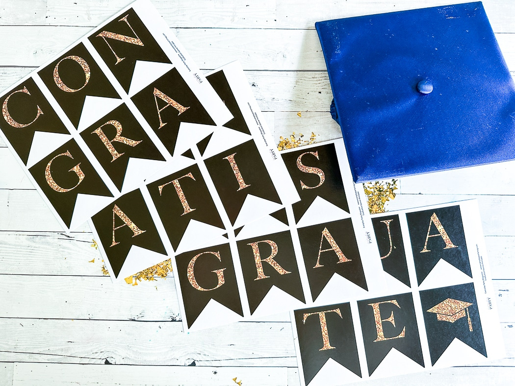 Free Printable Graduation Banner - Everyday Party Magazine with regard to Free Printable Congratulations Banner Template