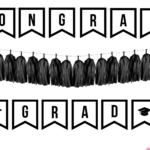 Free Printable Graduation Banner  Sophia Lee Regarding Free Printable Congratulations Banner Template