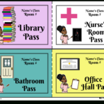 Free Printable Hall Passes | Storyboardthat Within Free Printable Bathroom Pass Template