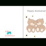 Free Printable Happy Anniversary Cards With Free Printable Anniversary Card Template