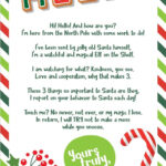 Free Printable Hello And Goodbye Elf Letters | Skip To My Lou For Free Printable Elf Letter Template
