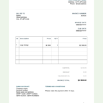 Free Printable Invoice Template | Excel, Word, Pdf | Ireland With Regard To Free Printable Blank Self Employed Printable Invoice Template