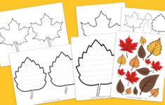 Free Printable Leaf Template Bundle For Fall in Free Printable Autumn Leaves Template