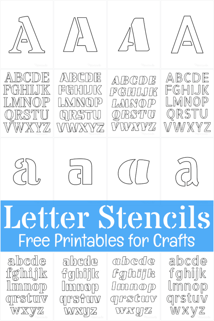 Free Printable Block Letter Template