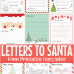 Free Printable Letter To Santa Templates Within Free Printable Fill In Blank Letter To Santa Template