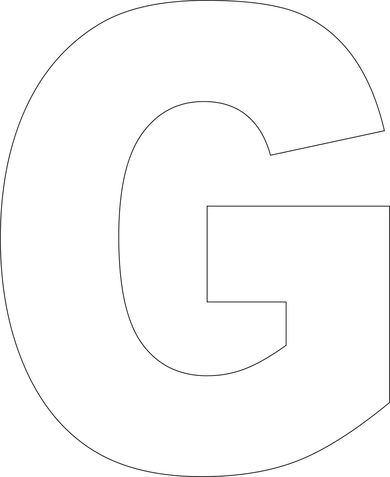 Free Printable Letters Template: Uppercase Alphabet with Free Printable 6 Inch Letter Template